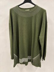 Strikbluse, Blingkanter