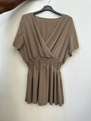 Bluse med smocktalje - ITJULI25 by B.YI