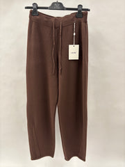 Ensfarvede Strikbukser