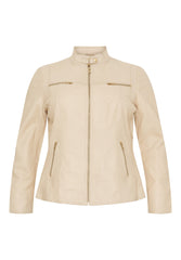 No. 1. By Ox Biker Jakke Ivory w. Light Gold acc. by No. 1. By Ox
