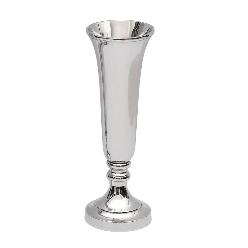 Vase Camarillo Small Sølvfarvet elegance 14x14x42 cm by HazenKamp