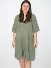 Flæsekjole by Shining Moda