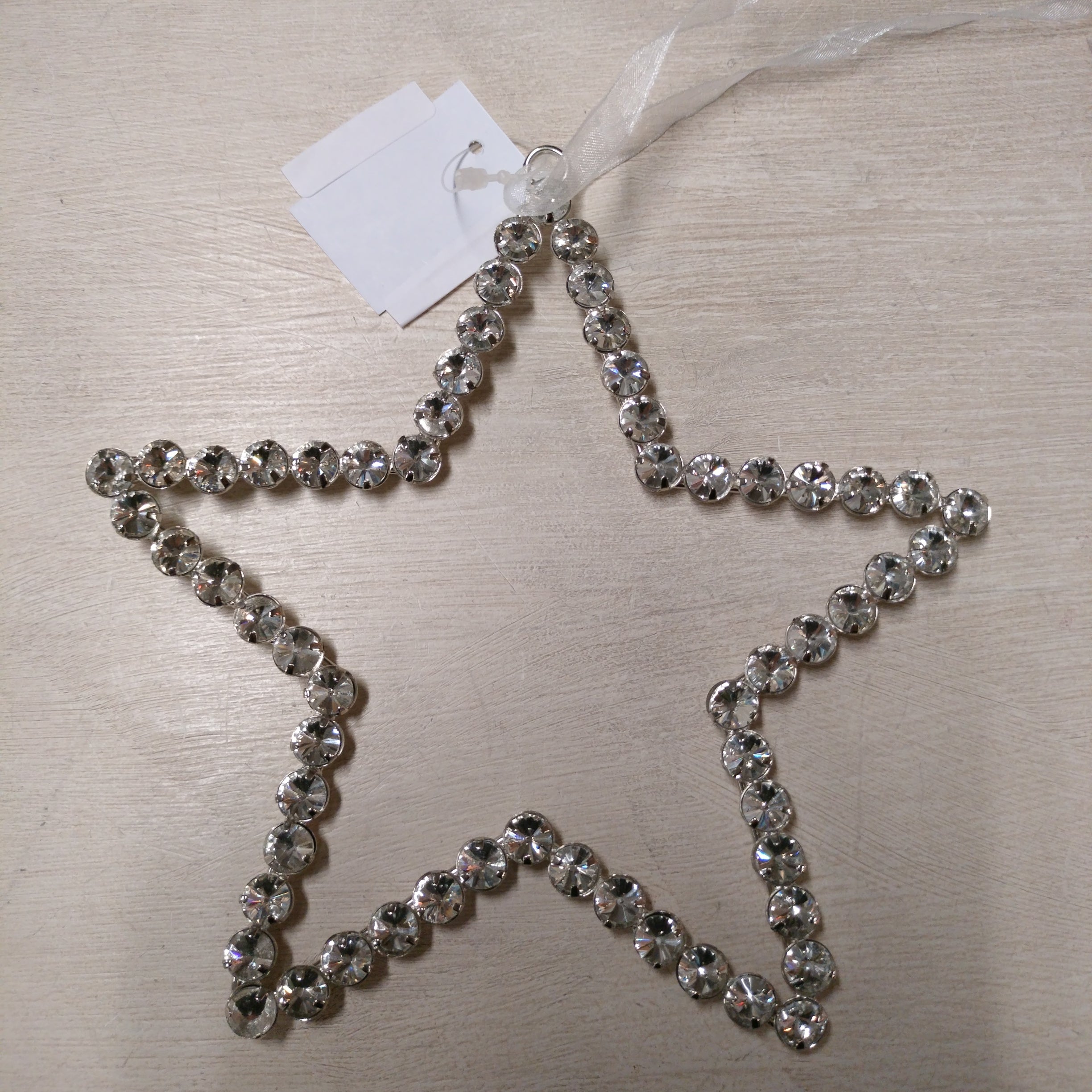 Stern Silber Kristall 16 cm by Am Design