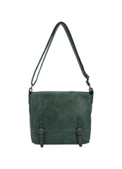 Crossbody taske med bæltelukning 30x10x28 by Krone 1