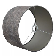 Cylinder lampeskærm sort/taupe 40x40x25 cm by HazenKamp