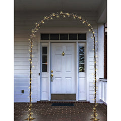 Jule æresport i metal med LED-lys – 220 x 120 cm by Vel Line