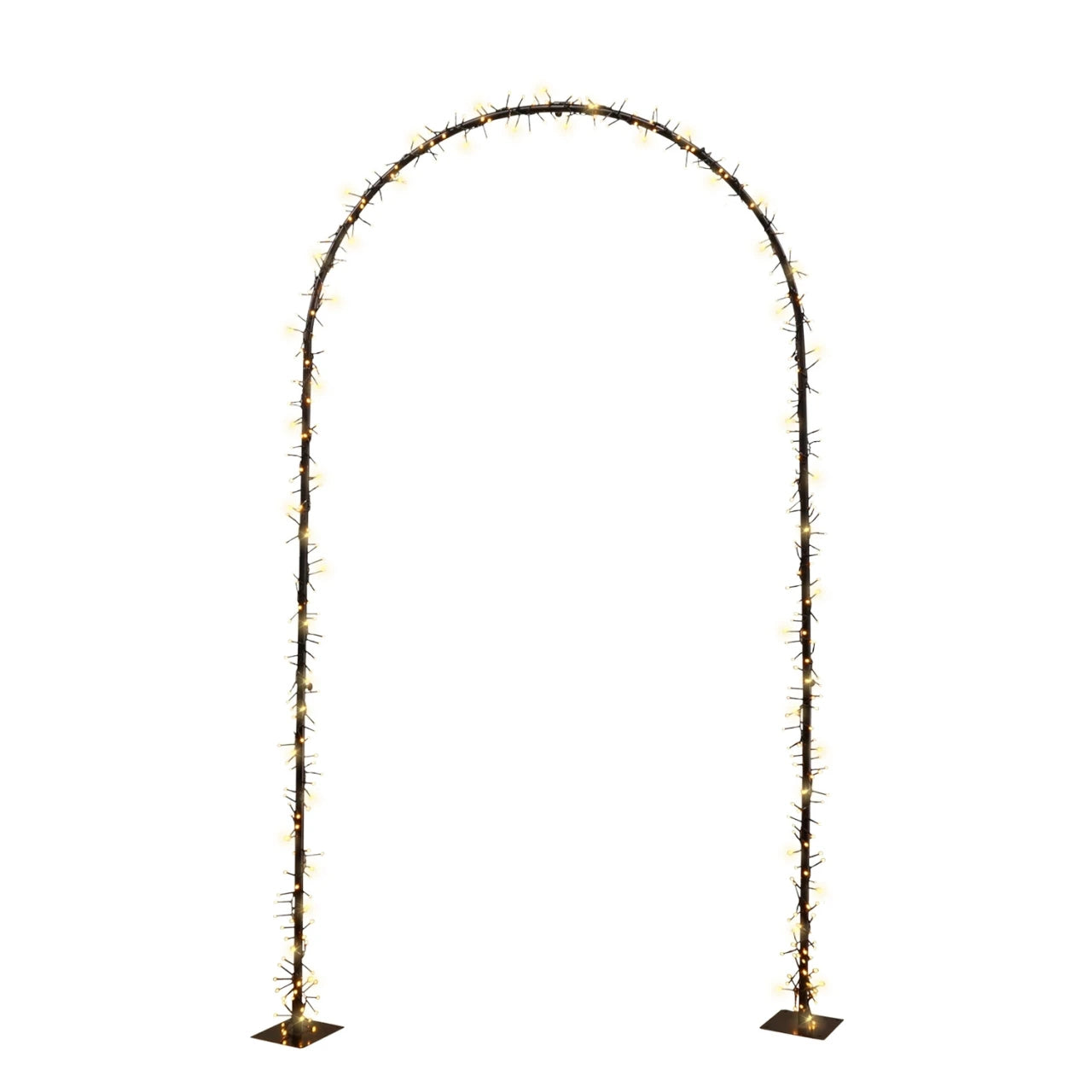 Jule æresport i metal med LED-lys – 220 x 120 cm by Vel Line