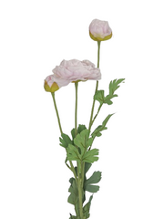 Flower Ranunculus pink 90 cm elegant og naturtro kunstblomst by CM
