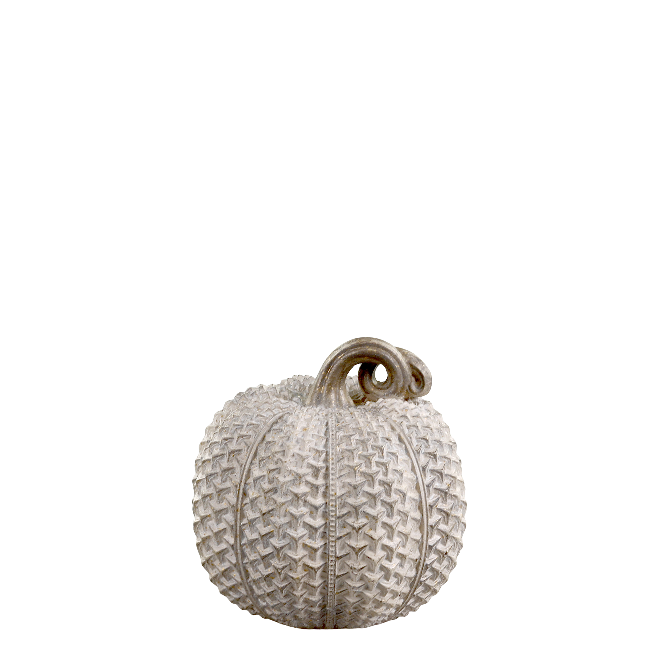 Pumpkin m. guld 8x7 cm antique latte by Chic Antique