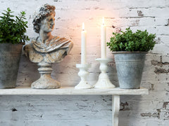 Buste Homme 30,5 x 19 x 11 cm – Antique grå dekorationsfigur by Chic Antique