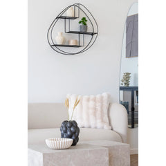 Galena Pude, imiteret pels, hvid, 45x45 cm by House Nordic