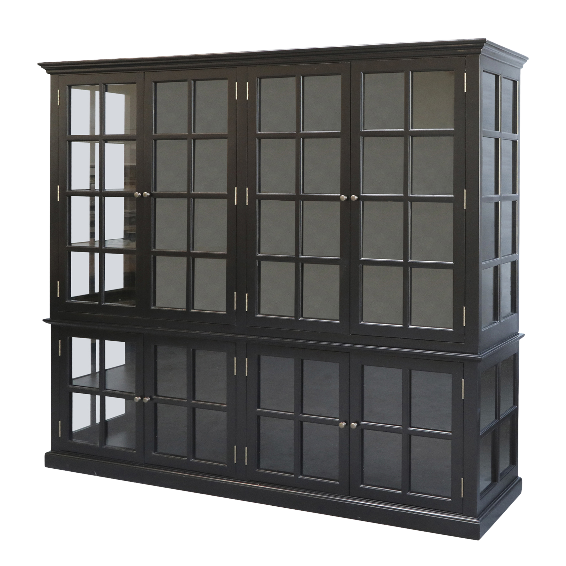 Vitrineskab m. 8 låger/hylder 195x220x55cm by Krone 1