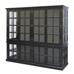Vitrineskab m. 8 låger/hylder 195x220x55cm by Krone 1
