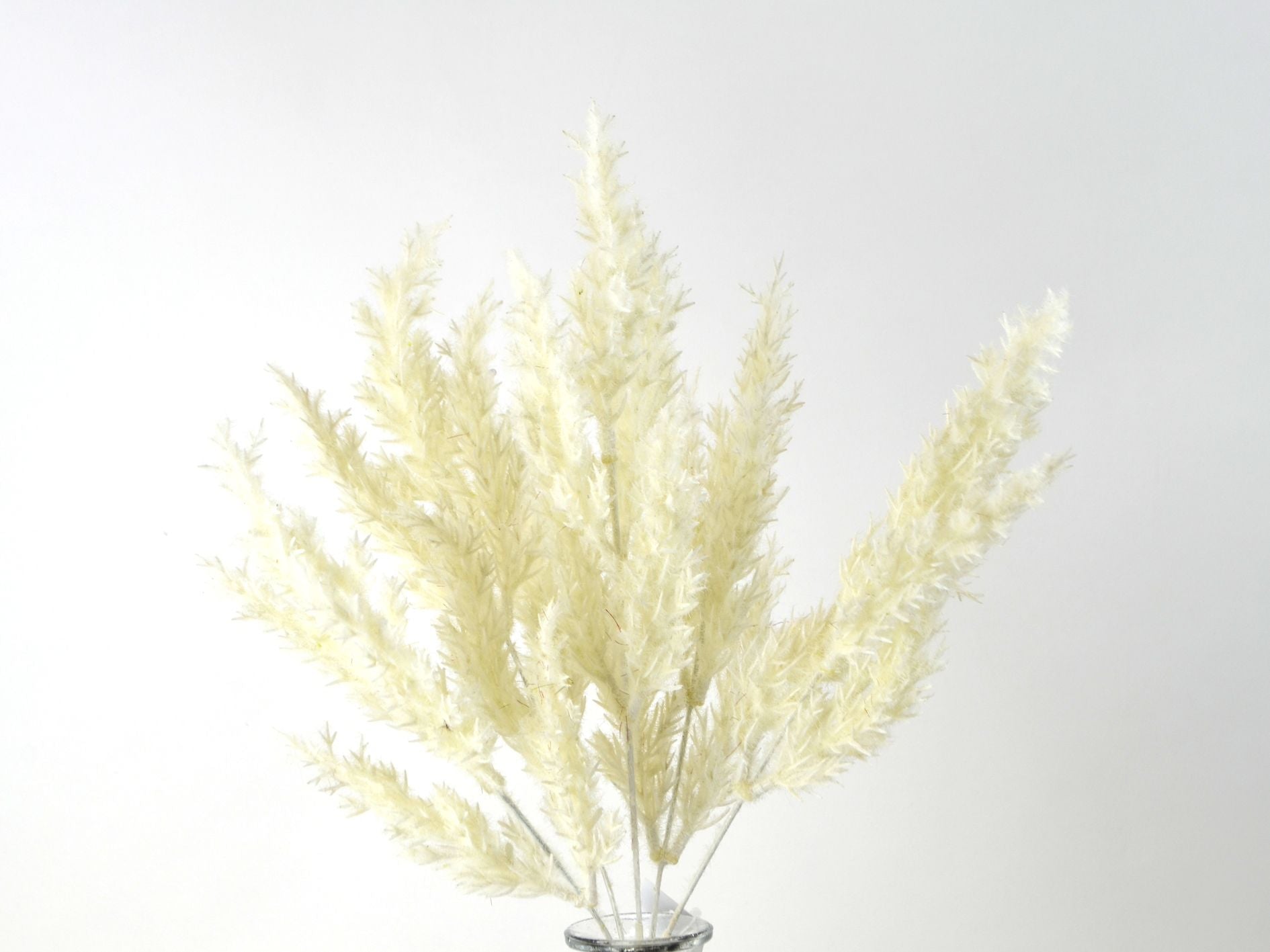 Kunstig Pampasgræs Cremehvid 38cm by Deko Florale