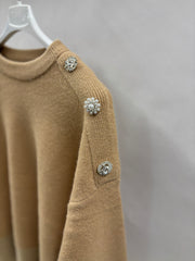 Striktrøje, Perleknapper