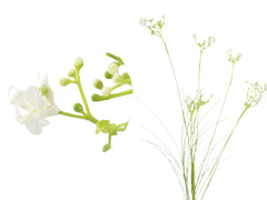 Blomstergren hvid 74 cm kunstig gren til dekoration