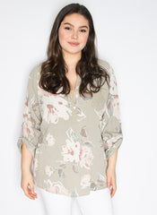 Skjorte med smukt print by Miss Style