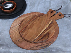 Laon Tapasbræt akacietræ, H1,5/L42/B33 cm natur by Chic Antique