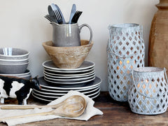 Tours - Salatbestik m. udskæring - Mangotræ by Chic Antique