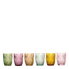 Saint-Émilion Glas med mønster 10x8 cm – Assorterede farver by Chic Antique