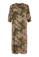 No. 1. By Ox Lang kjole med halve ærmer og smockmanchetter by No. 1 By Ox