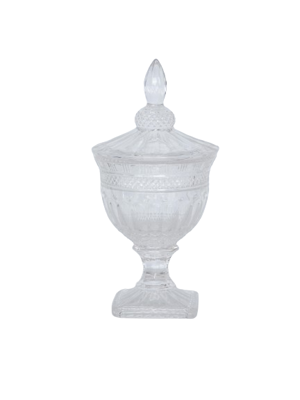 Glaskrukke med låg 39x18 cm by Krone 1 - Kina