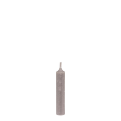 Short Dinner Candle 11x2 cm Linen by Chic Antique