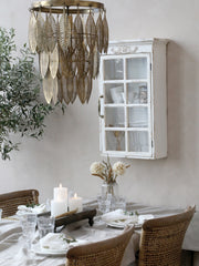 Lampe m. metal deko, 59x47 cm antique messing by Chic Antique