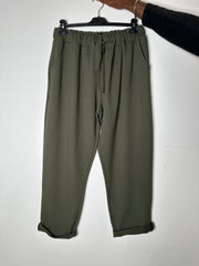 Bomuldsbukser med bindebånd - ITJULI25 by Sabrina