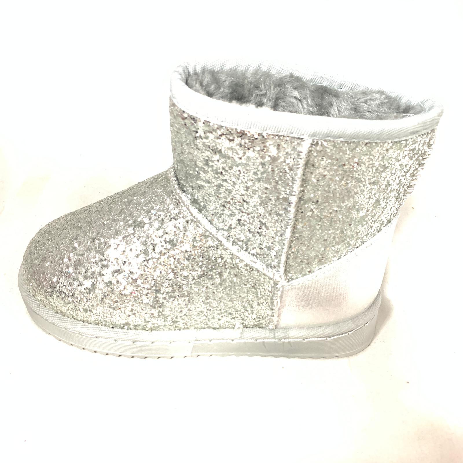Bamse støvle til børn i glitter sølv - ITNOV24 by Krone 1