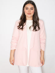 Blazer med rynket ærmer by Max