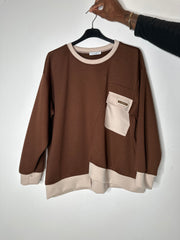 Sweatshirt med kontraster - ITJULI25 by Renee