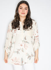 Skjorte med smukt print by Miss Style