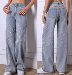Jeans med vidde og bling - ITFEB25 by Lucky Jeans