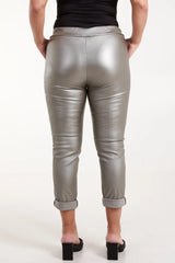 Coated læderlook mirakelbukser by Krone 1