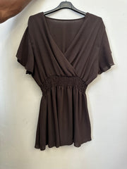 Bluse med smocktalje - ITJULI25 by B.YI