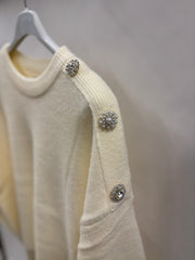 Striktrøje, Perleknapper