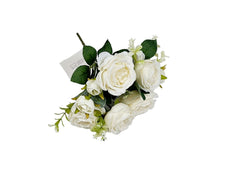 Buket roser x5 creme 27 cm by Geilu Sala