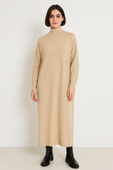 Strik kjole med turtleneck by Krone 1