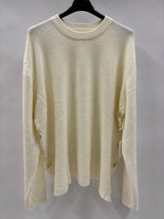 Strikbluse Glimmer, Guldknapper