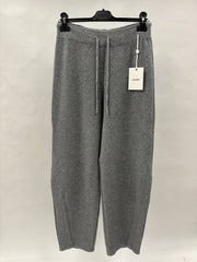 Ensfarvede Strikbukser