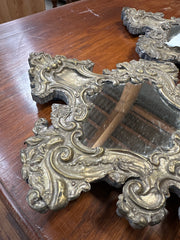 Væglamper med Spejl – Guld by Krone 1