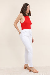 Jeans med bindebånd by Krone 1