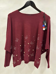 Strikbluse, Sommerfugle