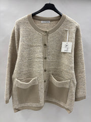 Langærmet Cardigan, Knapper