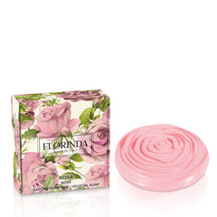 Florinda Rose Håndsæbe Rosa i æske 90 g by Michel Design Works