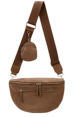 Fløjlsbæltetaske 31x11x22cm - ITJULI25 by Eric Bags