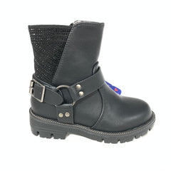 Børne biker støvle i sort - ITNOV24 by Krone 1
