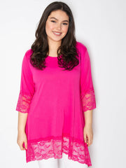 Blonde bluse trekvart ærme by Bussola