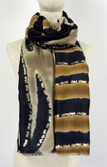 Tørklæde med print halveret - ITJULI25 by Katier